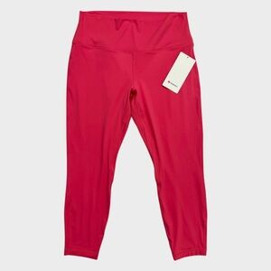 Lululemon Align High-Rise Pant 25” - Glaze Pink, Size 14